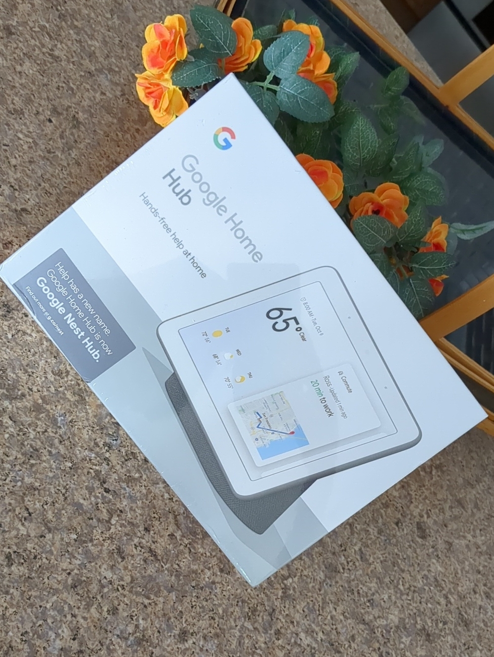NIB Google Home Hub Smart Display 1st Gen Factory Sealed Model GA00515-US